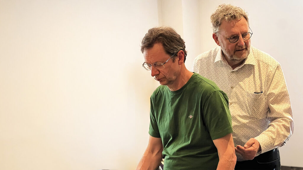 Image of André Dücker training in ESB Energetic Structural Balance